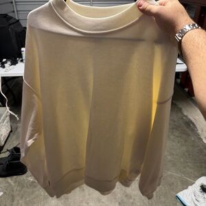 H&M Off-White Sweatshirt